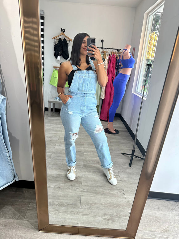 Restock Light Denim Overall