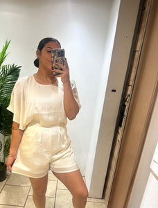 Cream Romper