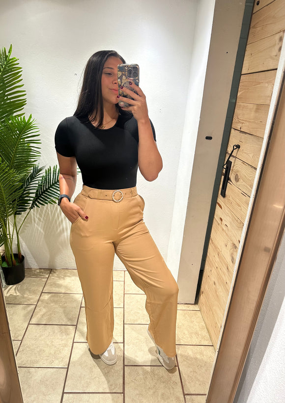 Khaki Pearl Pants