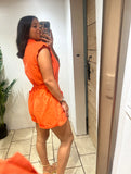 Orange Romper