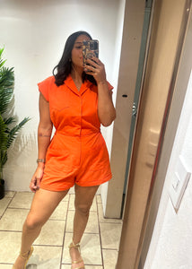 Orange Romper