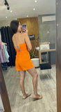 Orange Romper